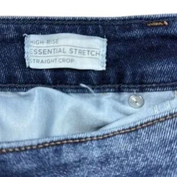 Lane Bryant Jeans Crop High Rise Essential Stretch Straight Women's Size 16 - Picture 8 of 8